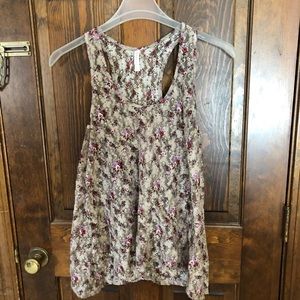 Lacey Floral Tank